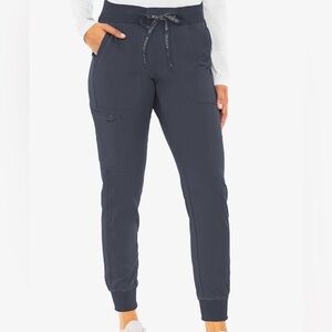 Pewter Med Couture Jogger Scrub Pants